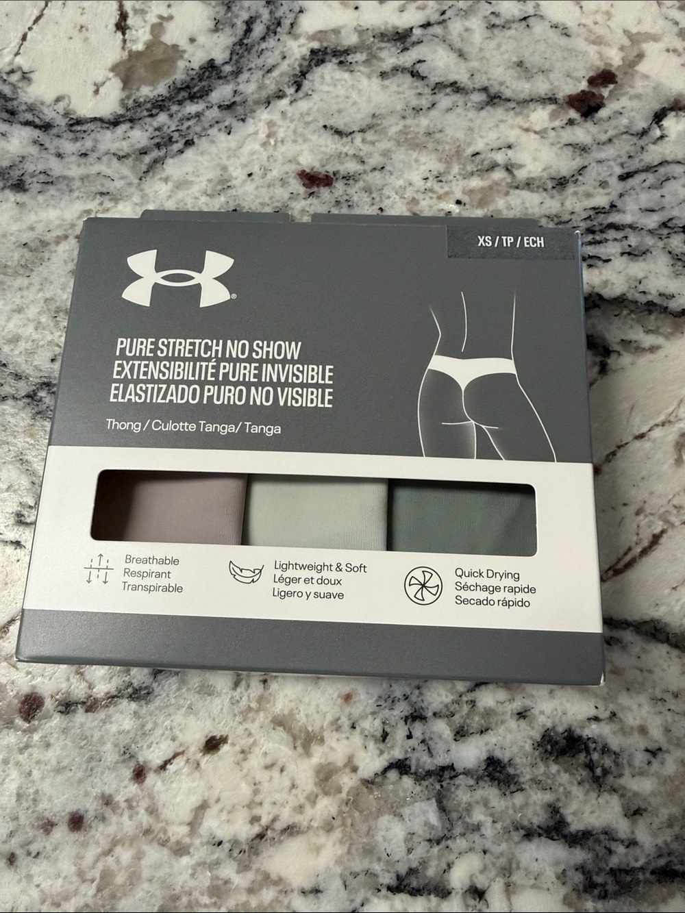 NWT Under Armour 3 pack thong underwear